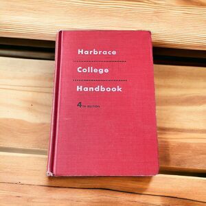 Harbrace College Handbook Writing Guide Grammar Reference Students Teachers
